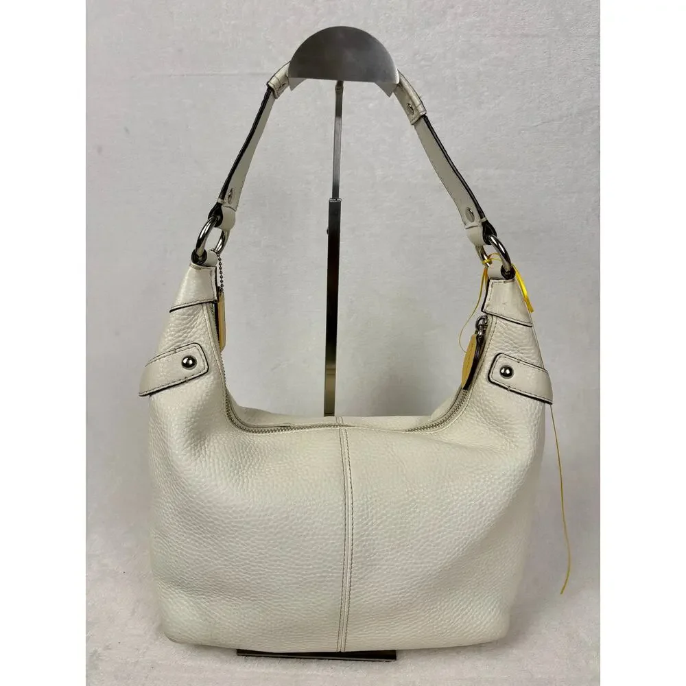 Coach Vintage Y2K Penelope in White Pebble Leather Hobo Bag - Picture 5 of 16